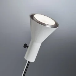 Witte designer vloerlamp Gru met led-licht