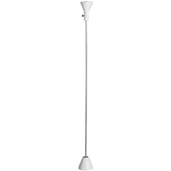Witte designer vloerlamp Gru met led-licht