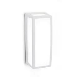 Witte LED buitenwandverlichting Bob, IP54