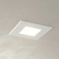 Witte LED inbouwlamp Klaus voor inbouwdozen