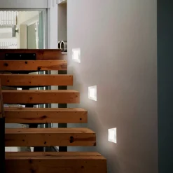 Witte LED inbouwlamp Klaus voor inbouwdozen