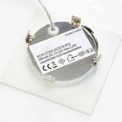 Witte LED inbouwlamp Klaus voor inbouwdozen