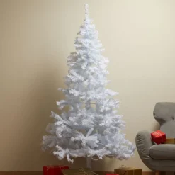 Witte LED kerstboom Ottawa voor buiten 2,1m 260LED