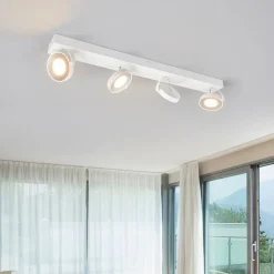 Witte LED plafondstraler Clockwork
