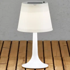 Witte LED-solartafellamp Assisi Sitra