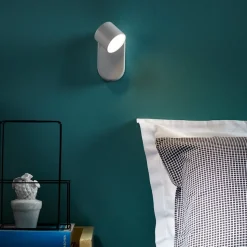 Witte LED-wandlamp Star, zwenkbaar