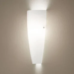 Witte wandlamp DEDALO IP44