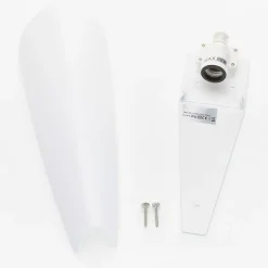 Witte wandlamp DEDALO IP44