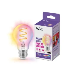 WiZ A60 LED filament lamp WiFi E27 6,3W RGBW
