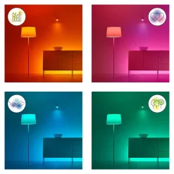 WiZ A60 LED lamp mat WiFi E27 8,5W RGBW set van 2