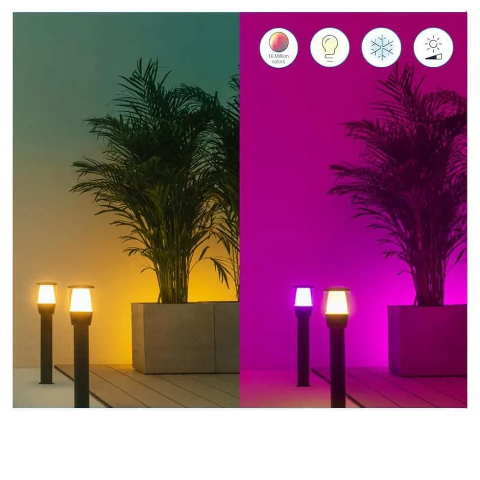 WiZ Elpas LED tuinpadverlichting RGBW start-set