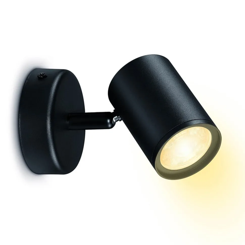 WiZ Imageo LED-spot 2-lamps 2.700-6.500 K, zwart
