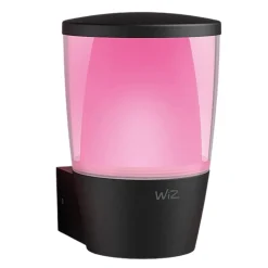 WiZ LED buitenwandlamp Elpas RGBW, zwart