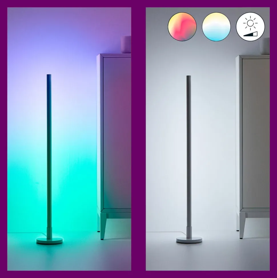 WiZ LED vloerlamp Pol, Afstembaar Wit en Kleur