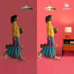 WiZ P45 LED lamp E27 4,9 W druppel gesatineerd RGBW