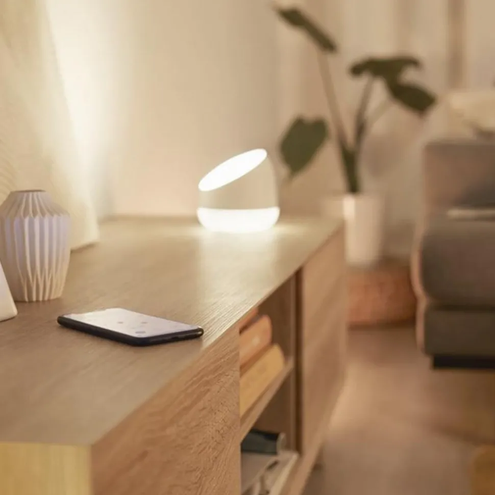 WiZ Squire LED tafellamp, RGBW, draagbaar