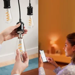 WiZ ST64 LED filament lamp WiFi E27 6,3W RGBW