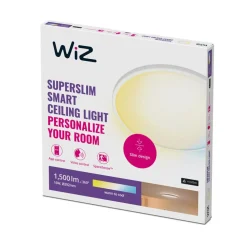 WiZ SuperSlim LED plafondlamp CCT Ø29cm wit