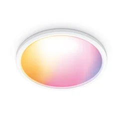 WiZ SuperSlim LED plafondlamp RGBW Ø42cm wit
