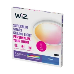 WiZ SuperSlim LED plafondlamp RGBW Ø42cm wit