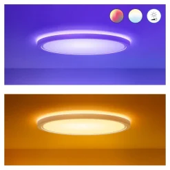 WiZ SuperSlim LED plafondlamp RGBW Ø42cm wit