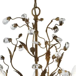 Wondermooie kroonluchter Almandite 5 lichtbronnen