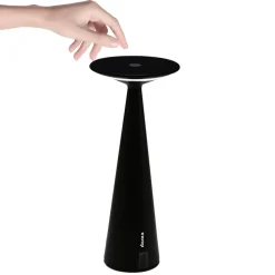 Zafferano Dama tafellamp IP54 zwart