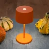 Zafferano Olivia mini 3K tafellamp oranje