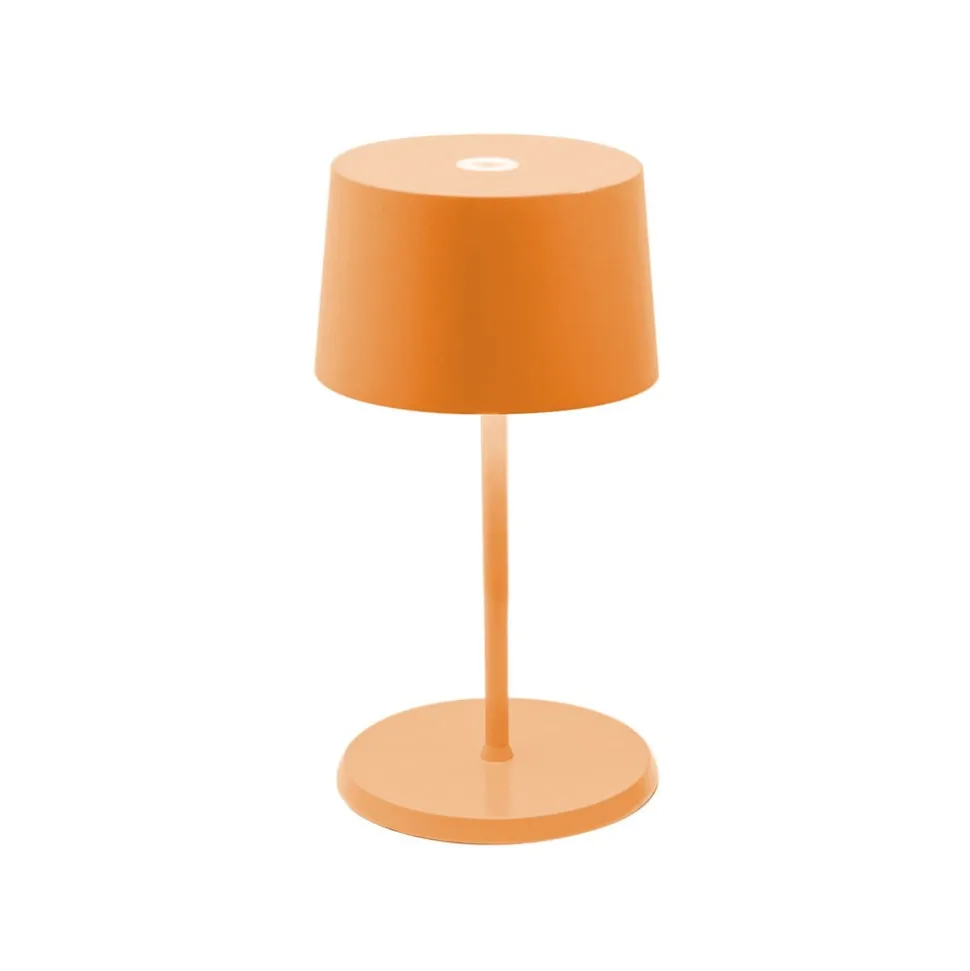 Zafferano Olivia mini 3K tafellamp oranje