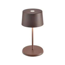 Zafferano Olivia mini 3K tafellamp corten