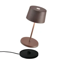 Zafferano Olivia mini 3K tafellamp corten