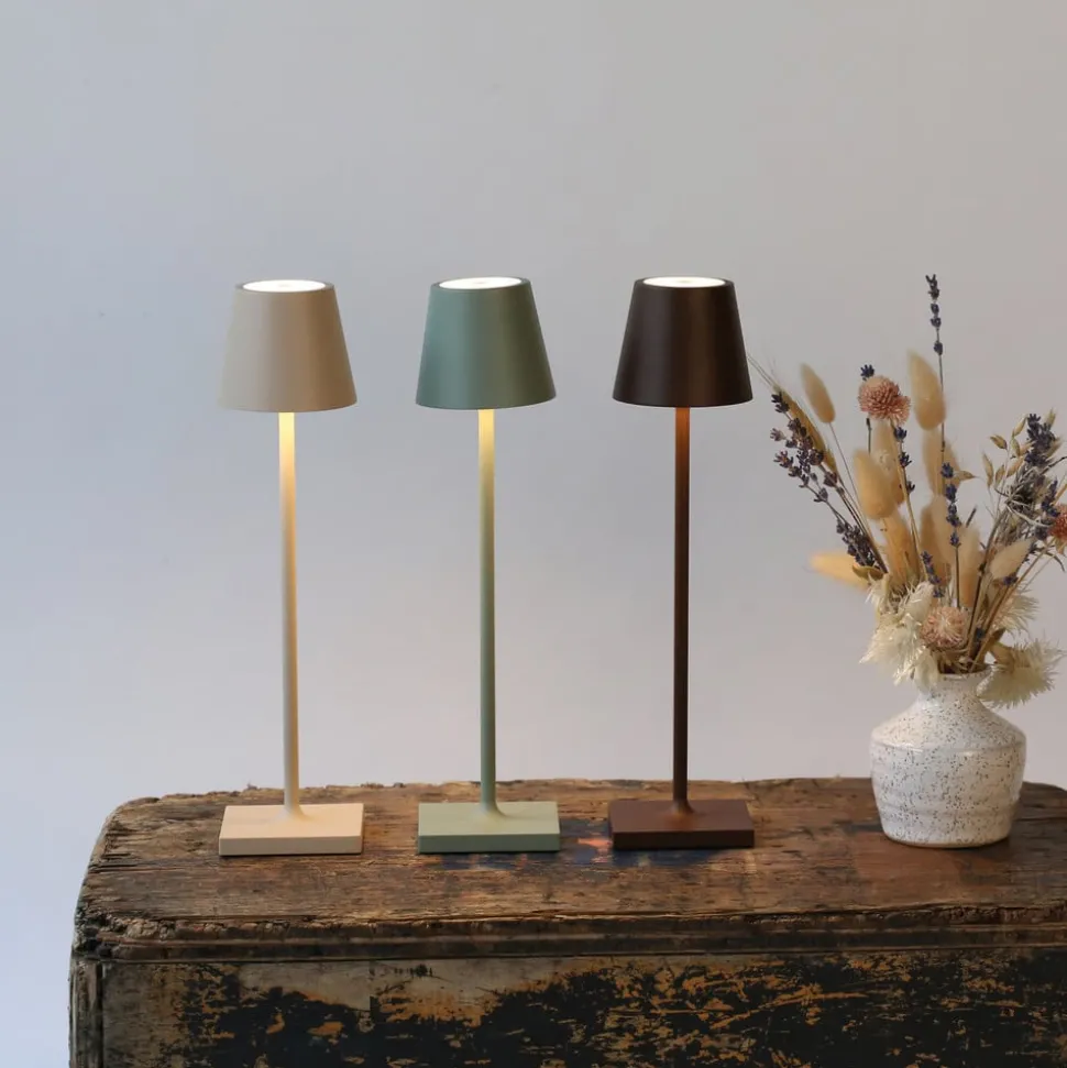 Zafferano oplaadbare micro lamp IP65 zand