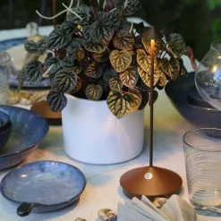 Zafferano Pina 3K tafellamp IP54 corten