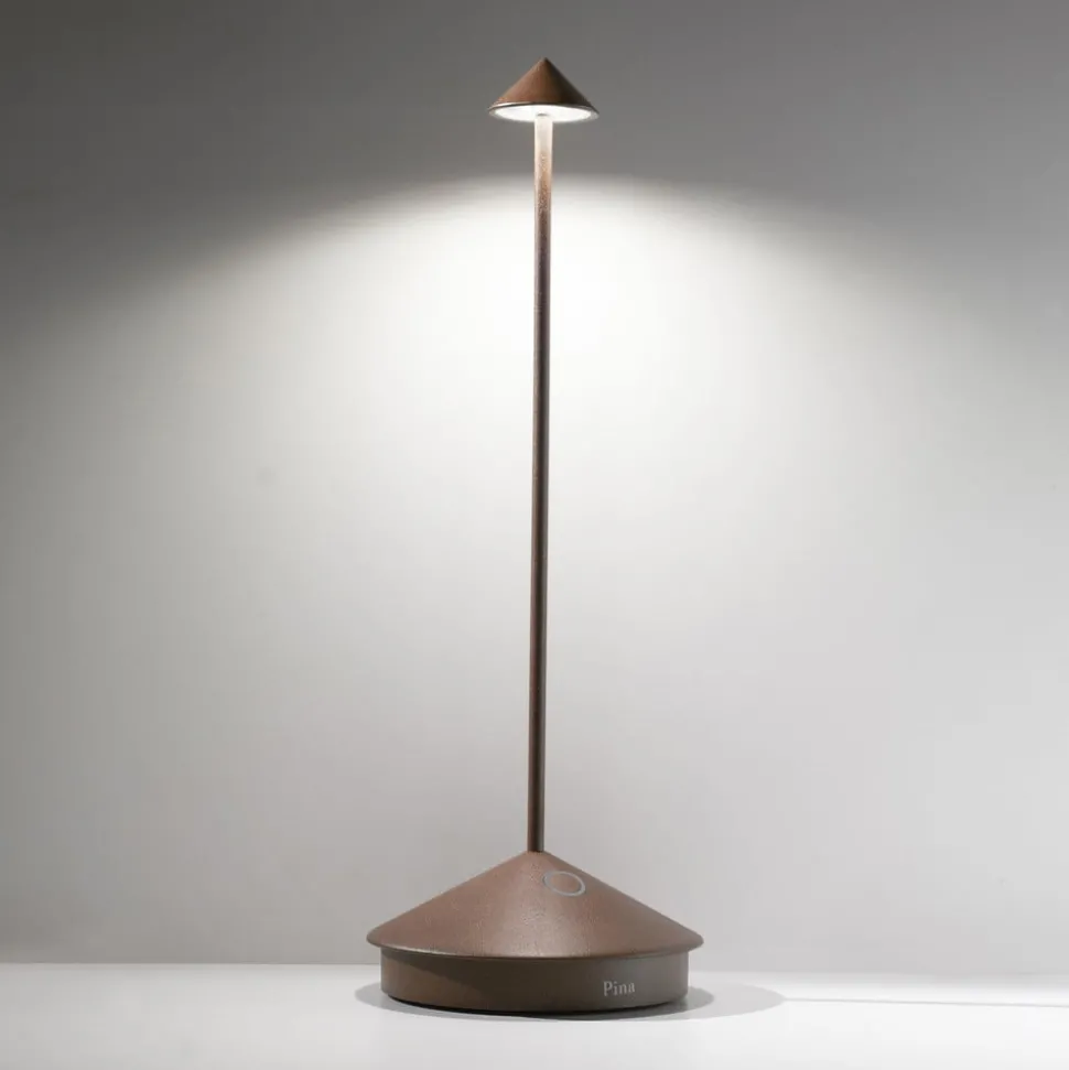 Zafferano Pina 3K tafellamp IP54 corten