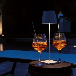 Zafferano Poldina accu-tafellamp IP65 zand