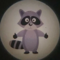 Zakprojector bosdieren 6-voudig batterijvoeding