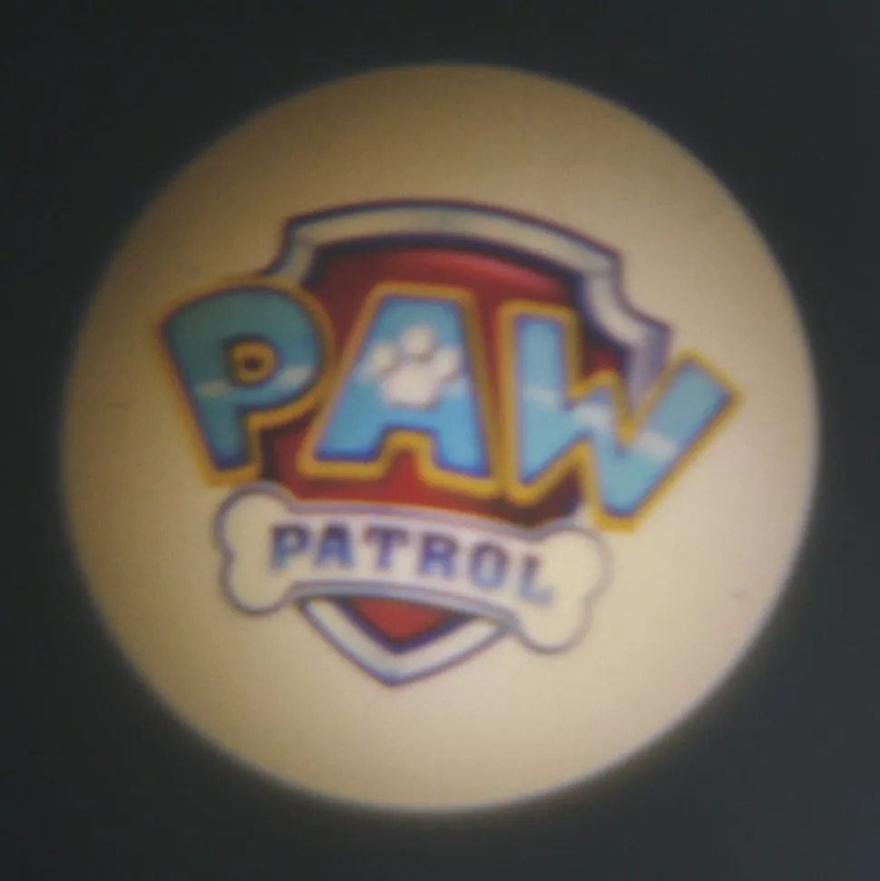 Zakprojector Paw Patrol 6-voudig batterijvoeding