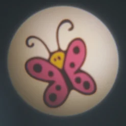 Zakprojector prinses 6-voudig batterijvoeding