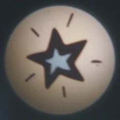 Zakprojector prinses 6-voudig batterijvoeding