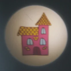 Zakprojector prinses 6-voudig batterijvoeding