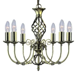 ZANZIBAR indrukwekkende kroonluchter, 6-lichts