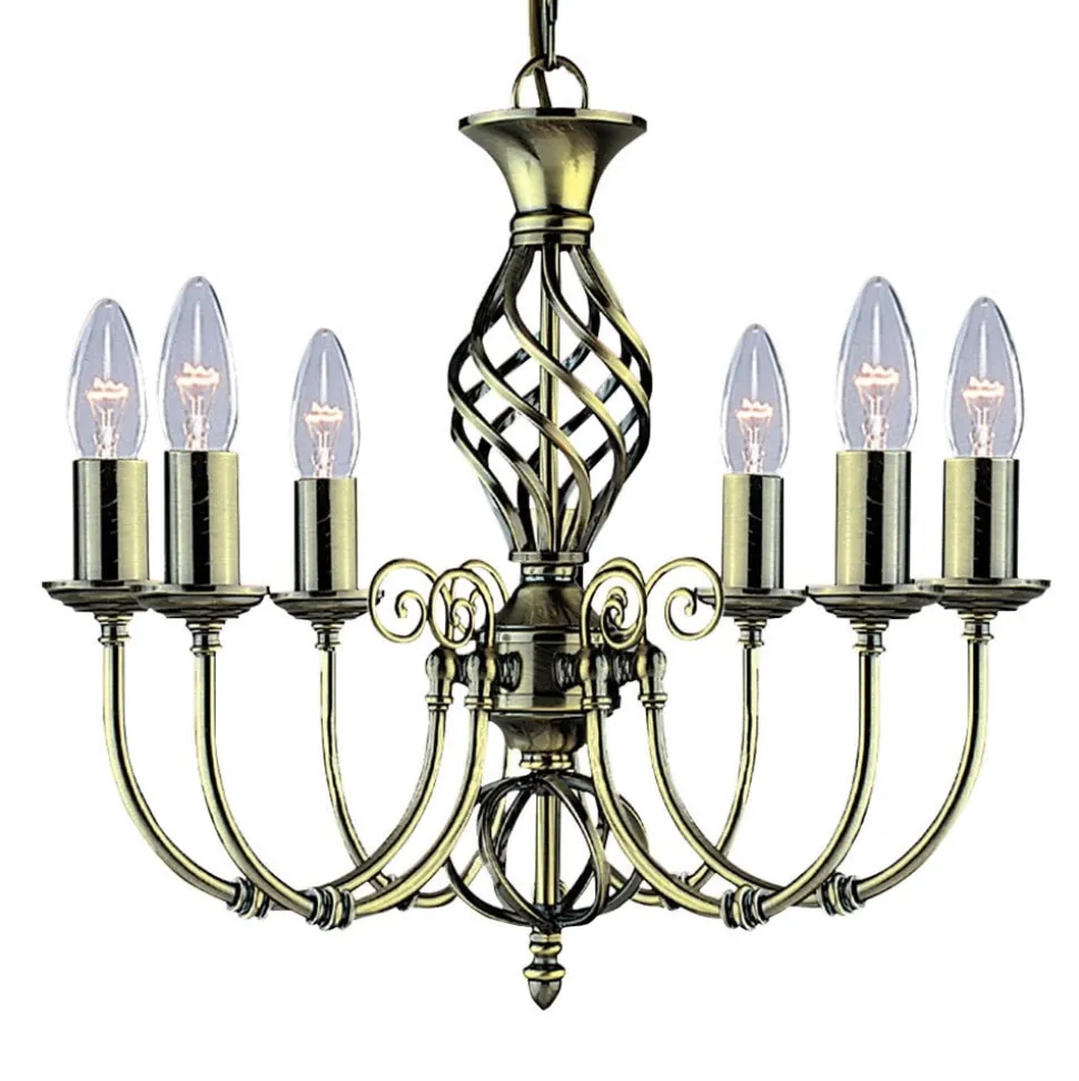 ZANZIBAR indrukwekkende kroonluchter, 6-lichts