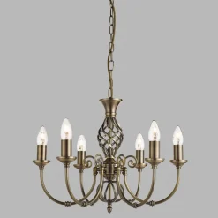 ZANZIBAR indrukwekkende kroonluchter, 6-lichts