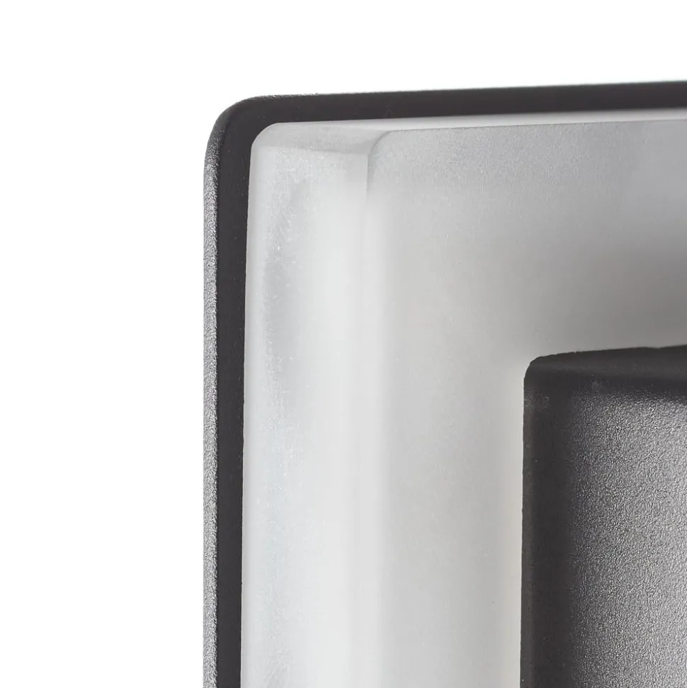 Zanzibar LED wandlamp met oplaadstation, zwart