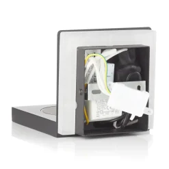 Zanzibar LED wandlamp met oplaadstation, zwart