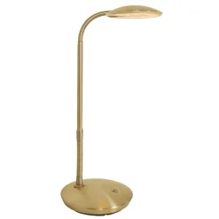 Zenith - messingkleurige LED tafellamp met dimmer