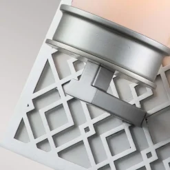 Ziggy wandlamp, zilver