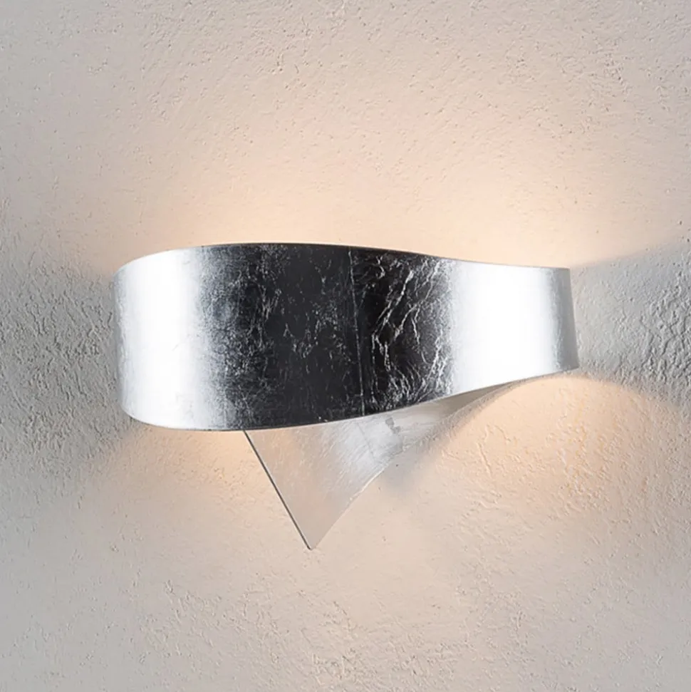 Zilveren wandlamp Scudo