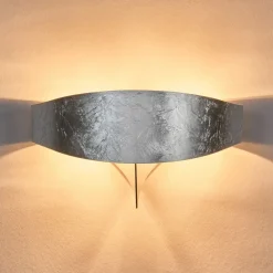 Zilveren wandlamp Scudo