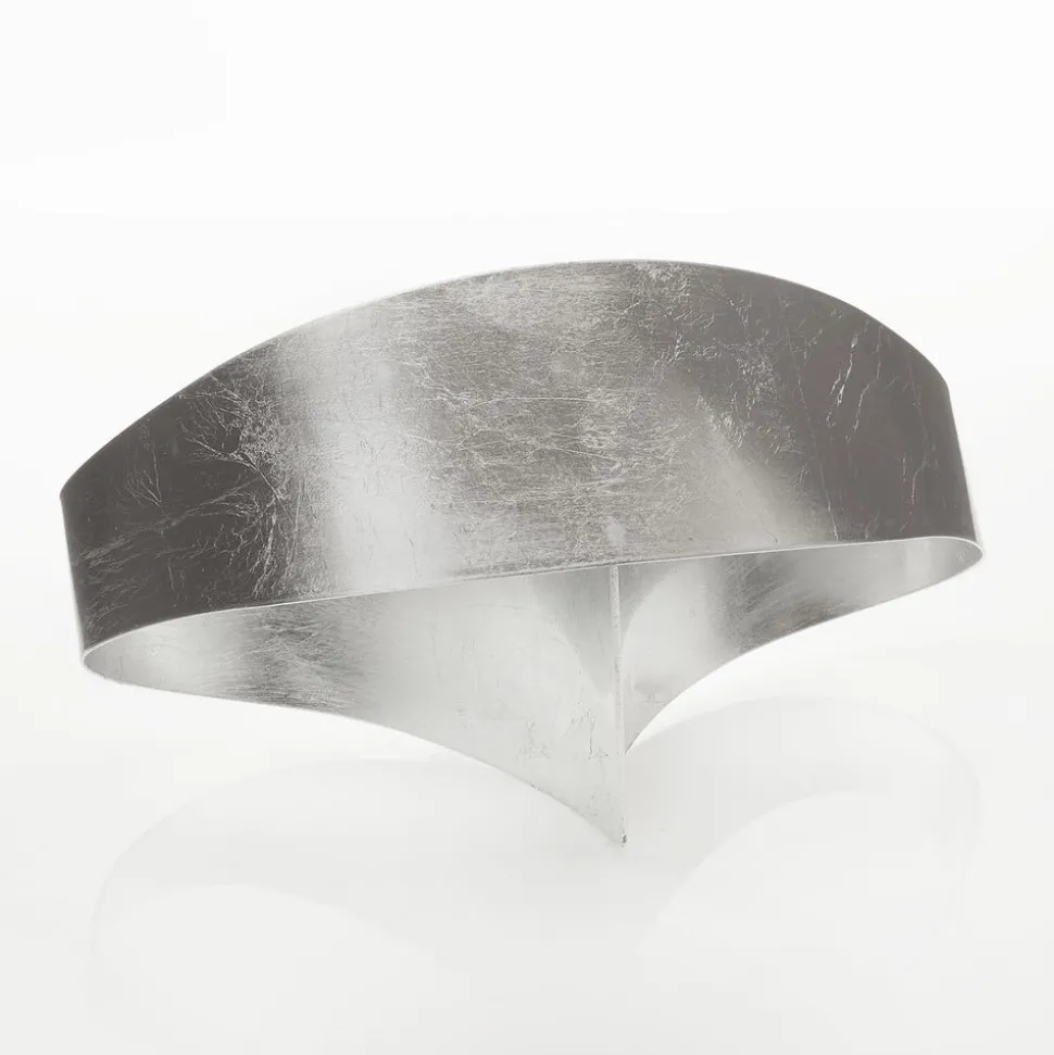 Zilveren wandlamp Scudo